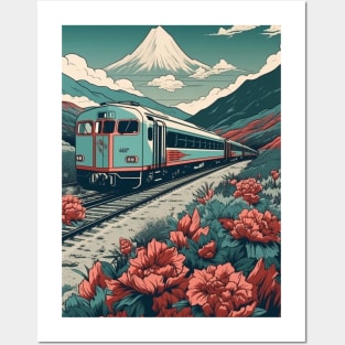 Train in Japan Posters and Art